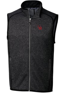Cutter and Buck Ole Miss Rebels Big and Tall Charcoal Mainsail Sweater Vest Mens Vest