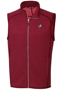 Cutter and Buck Ohio State Buckeyes Mens Red Mainsail Sleeveless Jacket