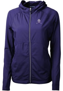 Cutter and Buck Northwestern Wildcats Womens Purple Adapt Eco Light Weight Jacket