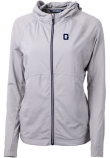 Cutter and Buck Georgetown Hoyas Womens Grey Adapt Eco Light Weight Jacket