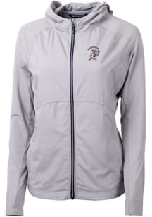 Cutter and Buck Mississippi State Bulldogs Womens Grey Adapt Eco Light Weight Jacket