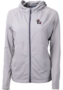 Cutter and Buck NC State Wolfpack Womens Grey Adapt Eco Light Weight Jacket
