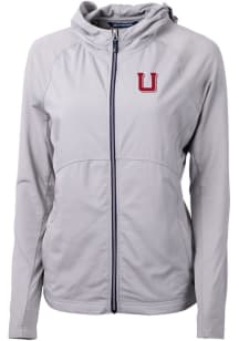 Cutter and Buck Utah Utes Womens Grey Adapt Eco Light Weight Jacket