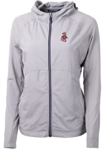 Cutter and Buck Washington State Cougars Womens Grey Adapt Eco Light Weight Jacket
