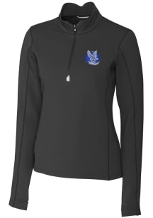 Cutter and Buck Air Force Falcons Womens Black Traverse 1/4 Zip Pullover