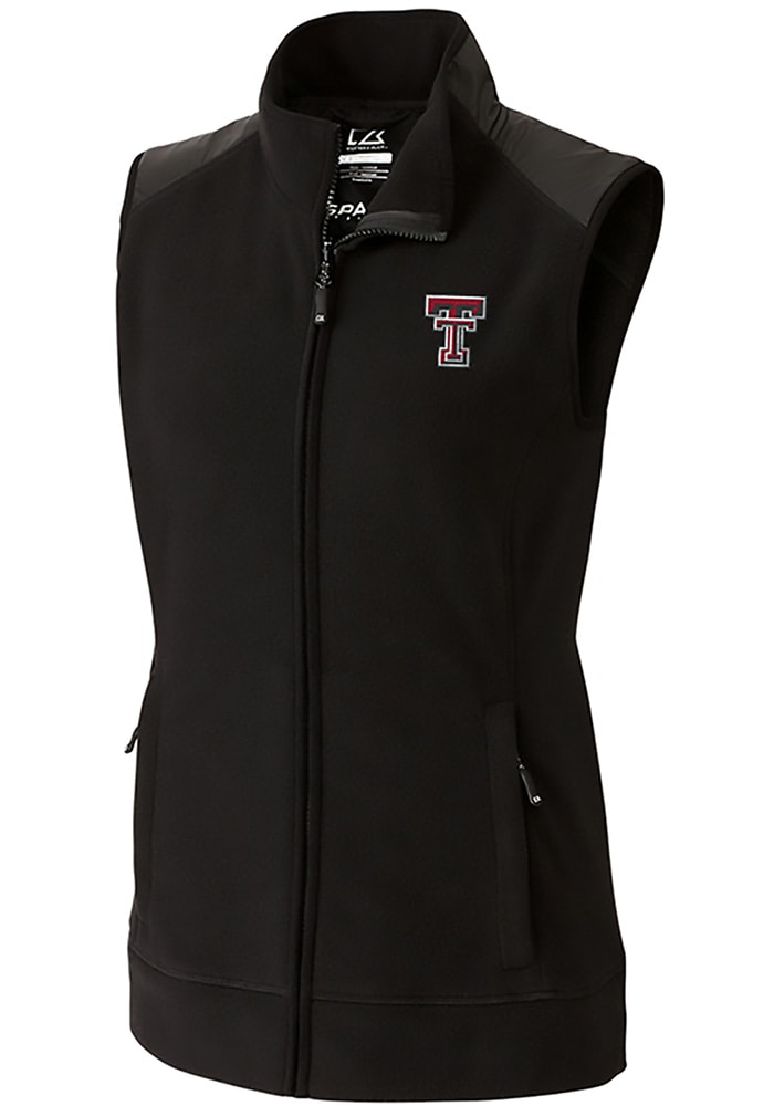 Cutter and Buck Texas Tech Red Raiders Womens Black Cedar Park Vest