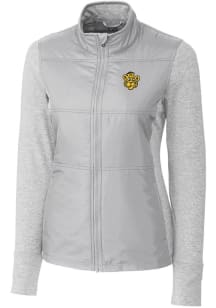 Cutter and Buck Missouri Tigers Womens Grey Stealth Hybrid Quilted Medium Weight Jacket
