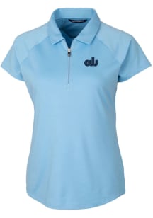 Cutter and Buck Old Dominion Monarchs Womens Blue Forge Short Sleeve Polo Shirt
