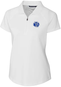 Cutter and Buck Air Force Falcons Womens White Forge Short Sleeve Polo Shirt