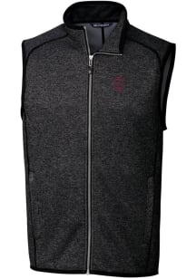 Cutter and Buck Southern Illinois Salukis Big and Tall Charcoal Mainsail Sweater Vest Mens Vest