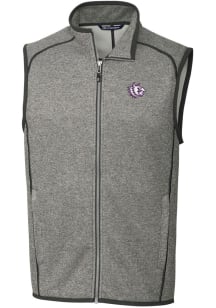 Cutter and Buck TCU Horned Frogs Big and Tall Grey Mainsail Sweater Vest Mens Vest