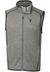 Cutter and Buck Villanova Wildcats Big and Tall Grey Mainsail Sweater Vest Mens Vest