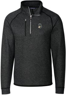 Cutter and Buck Michigan State Spartans Mens Charcoal Mainsail Sweater Big and Tall 1/4 Zip Pull..