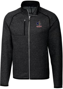 Cutter and Buck Delaware Fightin' Blue Hens Mens Charcoal Mainsail Sweater Big and Tall Light We..