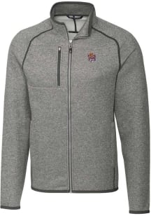 Cutter and Buck LSU Tigers Mens Grey Mainsail Sweater Big and Tall Light Weight Jacket