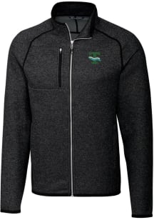 Cutter and Buck Tulane Green Wave Mens Charcoal Mainsail Sweater Big and Tall Light Weight Jacke..