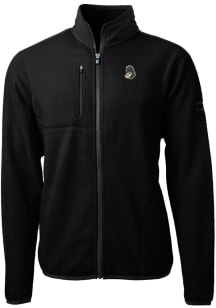 Cutter and Buck Michigan State Spartans Mens Black Cascade Eco Sherpa Big and Tall Light Weight Jack