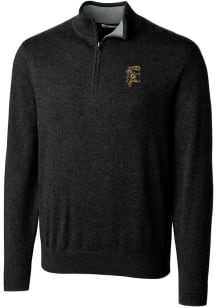Cutter and Buck Grambling State Tigers Mens Black Lakemont Big and Tall 1/4 Zip Pullover
