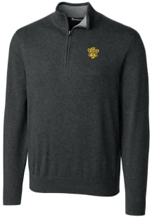 Cutter and Buck Missouri Tigers Mens Charcoal Lakemont Big and Tall 1/4 Zip Pullover