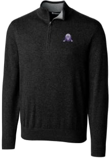 Cutter and Buck Northwestern Wildcats Mens Black Lakemont Big and Tall 1/4 Zip Pullover
