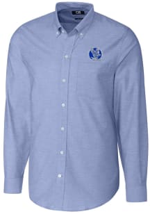 Cutter and Buck Air Force Falcons Mens Blue Stretch Oxford Big and Tall Dress Shirt