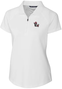 Cutter and Buck NC State Wolfpack Womens White Forge Short Sleeve Polo Shirt