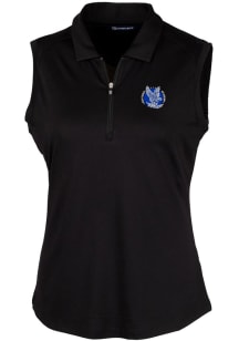 Cutter and Buck Air Force Falcons Womens Black Vault Forge Polo Shirt