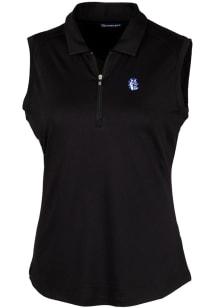 Cutter and Buck Fresno State Bulldogs Womens Black Forge Polo Shirt