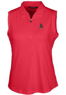 Cutter and Buck Alabama Crimson Tide Womens Red Vault Forge Polo Shirt