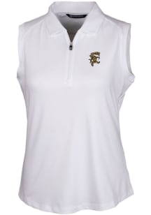 Cutter and Buck Grambling State Tigers Womens White Forge Polo Shirt
