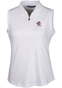 Cutter and Buck Louisville Cardinals Womens White Forge Polo Shirt
