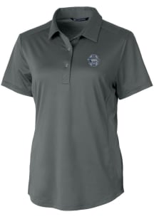 Womens Penn State Nittany Lions Grey Cutter and Buck Vault Prospect Textured Short Sleeve Polo S..