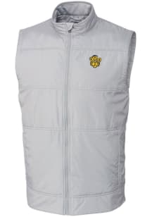 Cutter and Buck Missouri Tigers Mens Grey Stealth Hybrid Quilted Sleeveless Jacket