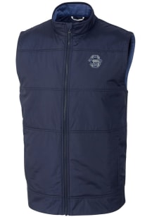 Cutter and Buck Penn State Nittany Lions Mens Navy Blue Stealth Hybrid Quilted Sleeveless Jacket