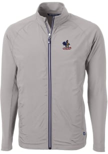 Cutter and Buck Delaware Fightin' Blue Hens Mens Grey Adapt Eco Light Weight Jacket