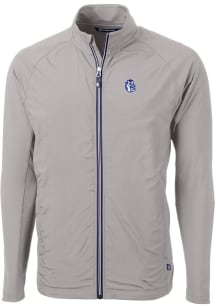 Cutter and Buck Fresno State Bulldogs Mens Grey Adapt Eco Light Weight Jacket