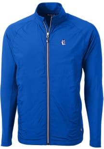 Cutter and Buck Fresno State Bulldogs Mens Blue Adapt Eco Light Weight Jacket