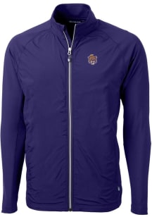Cutter and Buck LSU Tigers Mens Purple Adapt Eco Medium Weight Jacket