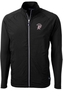 Cutter and Buck Mississippi State Bulldogs Mens Black Adapt Eco Light Weight Jacket