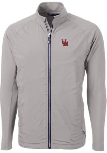 Cutter and Buck Ole Miss Rebels Mens Grey Adapt Eco Light Weight Jacket