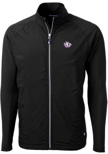 Cutter and Buck TCU Horned Frogs Mens Black Adapt Eco Light Weight Jacket