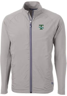 Cutter and Buck Tulane Green Wave Mens Grey Adapt Eco Light Weight Jacket