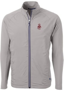 Cutter and Buck Washington State Cougars Mens Grey Adapt Eco Light Weight Jacket