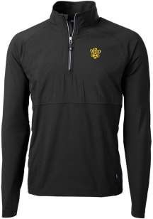 Cutter and Buck Missouri Tigers Mens Black Adapt Eco Knit Long Sleeve 1/4 Zip Pullover