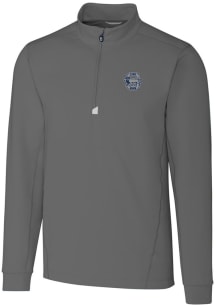 Cutter and Buck Penn State Nittany Lions Mens Grey Vault Traverse Long Sleeve 1/4 Zip Pullover