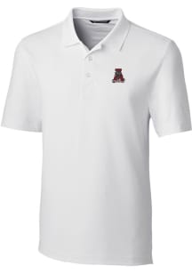 Cutter and Buck Alabama Crimson Tide Mens White Vault Forge Short Sleeve Polo