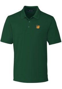 Cutter and Buck Baylor Bears Mens Green Forge Short Sleeve Polo