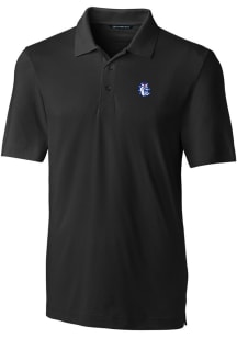 Cutter and Buck Fresno State Bulldogs Mens Black Forge Short Sleeve Polo