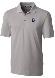 Cutter and Buck Georgetown Hoyas Mens Grey Forge Short Sleeve Polo