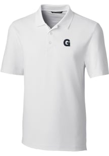 Cutter and Buck Gonzaga Bulldogs Mens White Forge Short Sleeve Polo